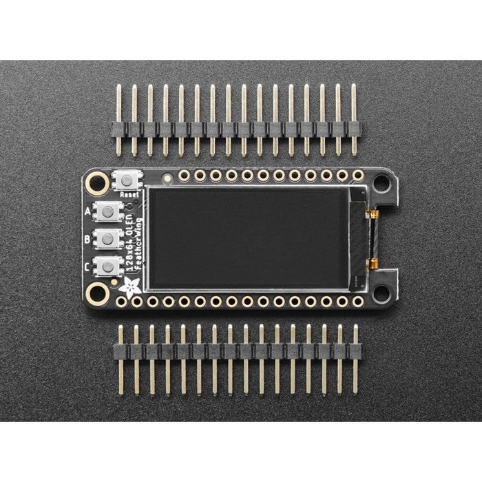 Adafruit FeatherWing OLED - 128x64 OLED Add-on For Feather - STEMMA QT / Qwiic