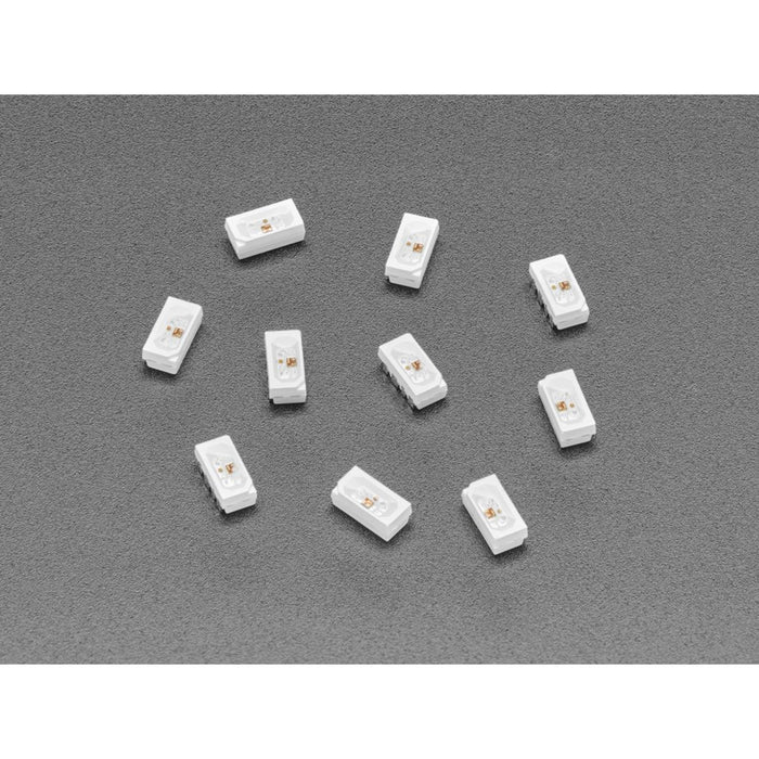 NeoPixel Side-Light RGB LED w/ Integrated Driver Chip - 10-pack - SK6812B 4020