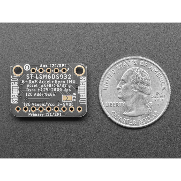 Adafruit LSM6DSO32 6-DoF Accelerometer and Gyroscope - STEMMA QT / Qwiic