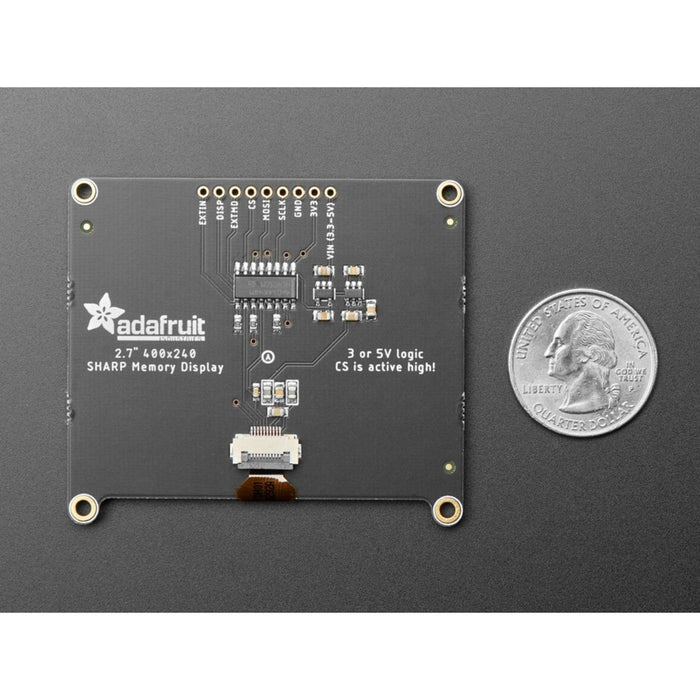 Adafruit SHARP Memory Display Breakout - 2.7" 400x240 Monochrome