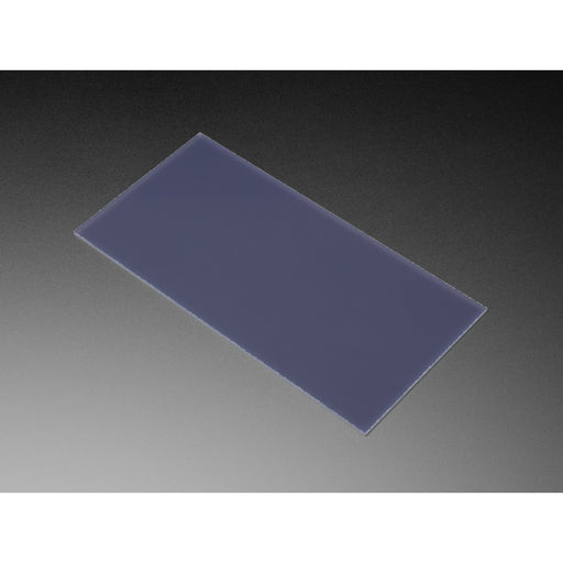 Black LED Diffusion Acrylic Panel - 10.2" x 5.1" - 0.1" / 2.6mm thick