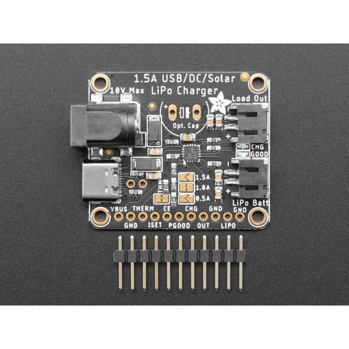 Adafruit Universal USB / DC / Solar Lithium Ion/Polymer charger - bq24074