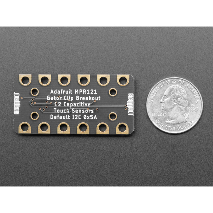 Adafruit MPR121 12-Key Capacitive Touch Sensor Gator Breakout - STEMMA QT / Qwiic