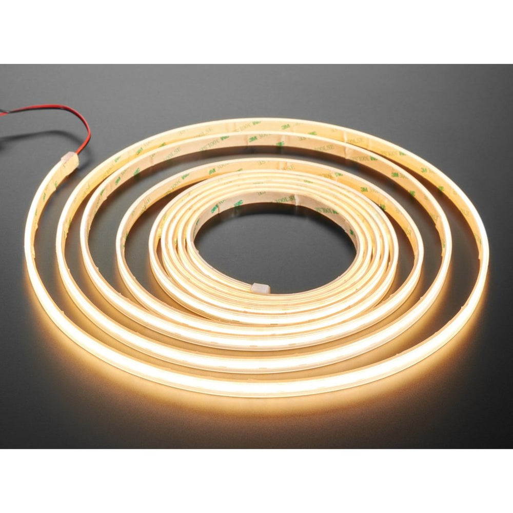 Ultra Flexible White LED Strip - 480 per meter - 5m long - Warm White ~3000K