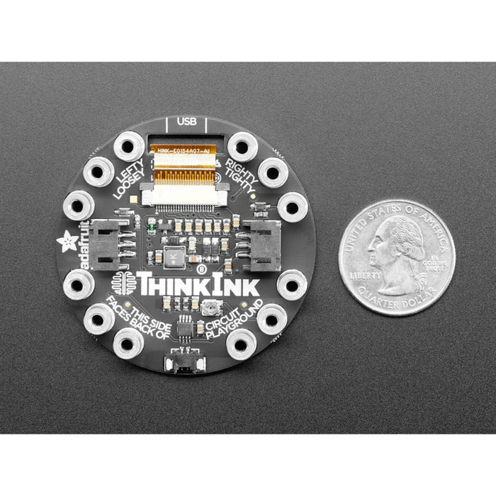 Circuit Playground 200x200 Tri-Color E-Ink Gizmo - E-Ink Display + Audio Amplifier