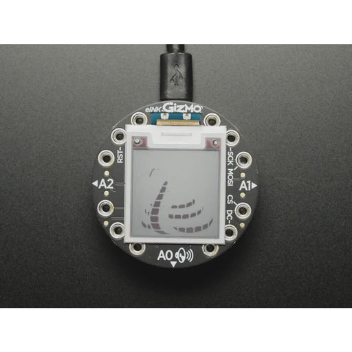 Circuit Playground 200x200 Tri-Color E-Ink Gizmo - E-Ink Display + Audio Amplifier