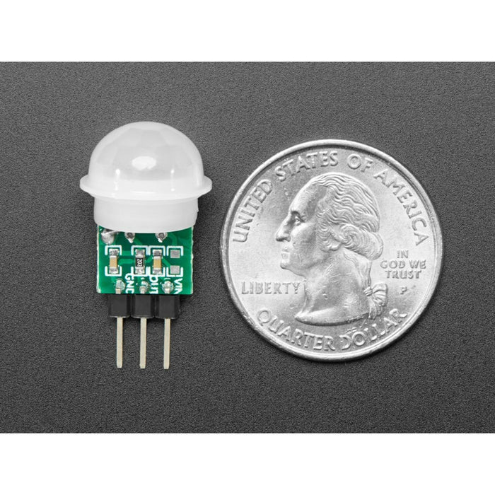 Breadboard-friendly Mini PIR Motion Sensor with 3 Pin Header