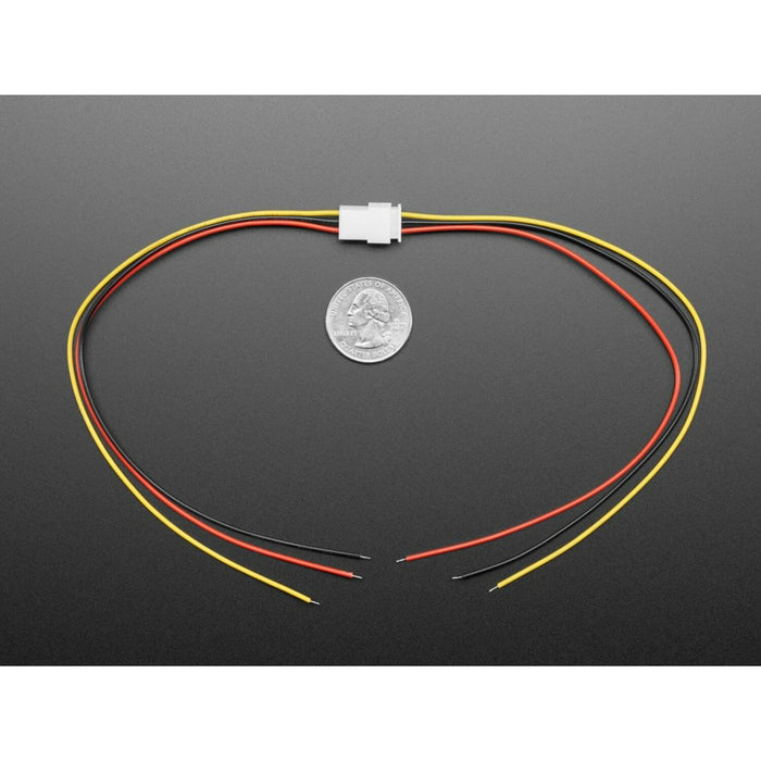 2.5mm Pitch 3-pin Cable Matching Pair - JST XH Compatible