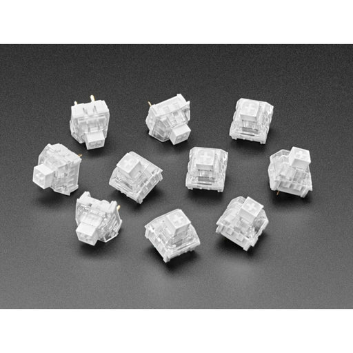 Kailh Mechanical Key Switches - Clicky White - 10 pack - Cherry MX White Compatible