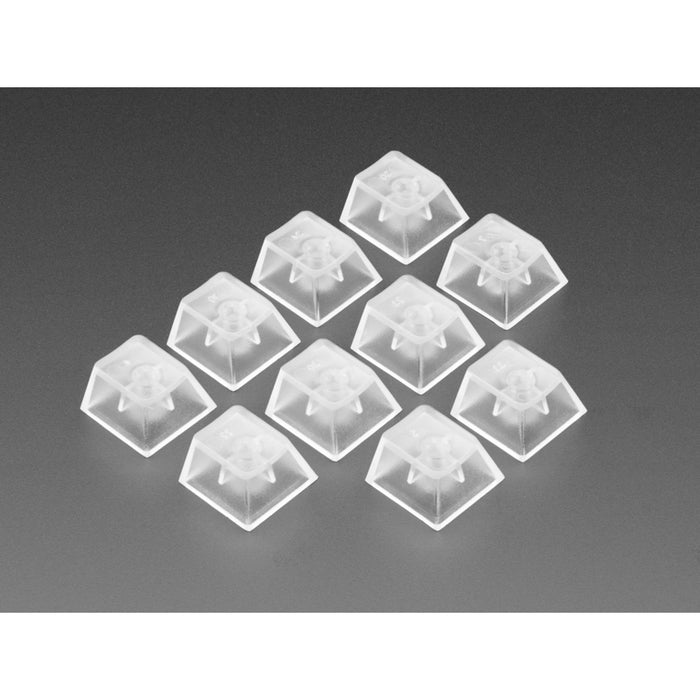 Translucent Keycaps for MX Compatible Switches - 10 pack