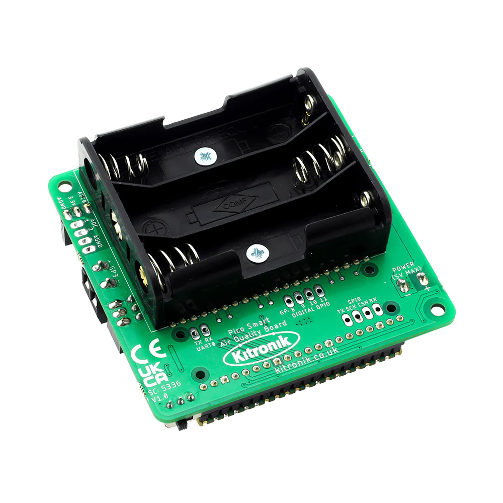 Kitronik Air Quality Datalogging Board for Pico