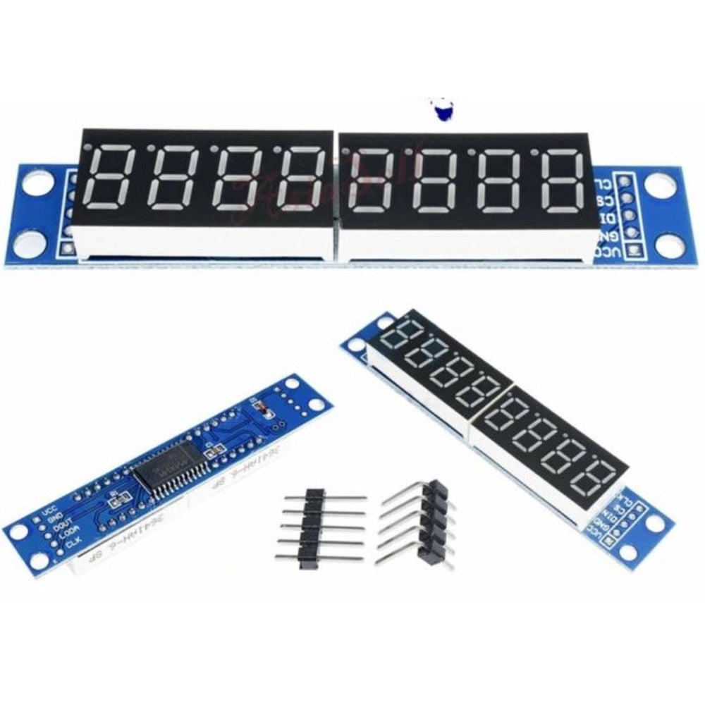 MAX7219 LED Dot Matrix 8 Digit Digital Tube Display Control Module For Arduino