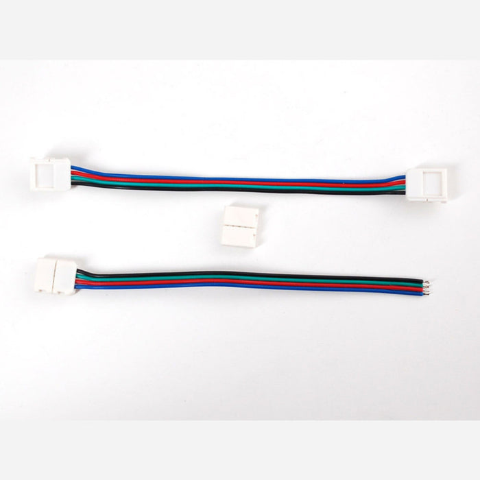 Solderless DotStar and Analog RGB LED Strip Clip Sampler