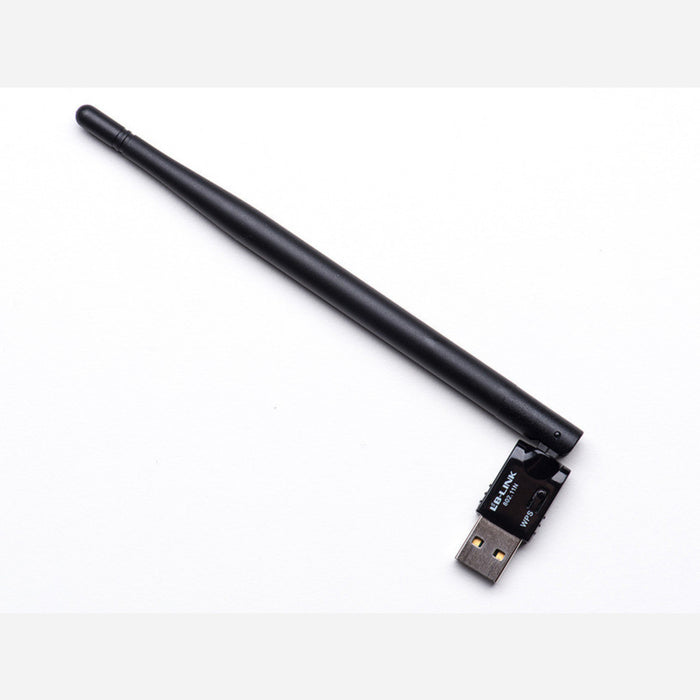 USB WiFi (802.11b/g/n) Module with Antenna for Raspberry Pi