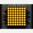 Small 1.2 8x8 Ultra Bright Yellow-Orange LED Matrix [KWM-30881CUYB]