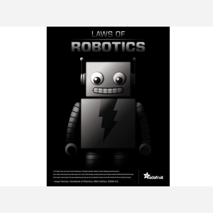 3 Laws of Robotics poster