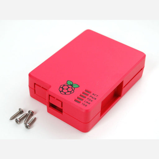 Raspberry Colored Enclosure for Raspberry Pi Model B Computers