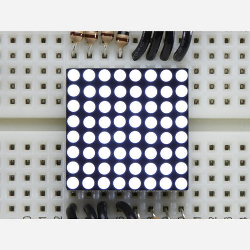 Miniature Ultra-Bright 8x8 White LED Matrix