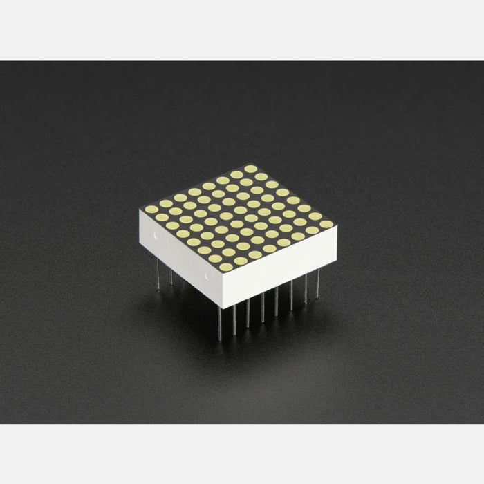 Miniature Ultra-Bright 8x8 White LED Matrix