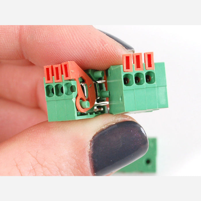 Configurable Spring Terminal Blocks - 3 Pin 0.1 Pitch x 5