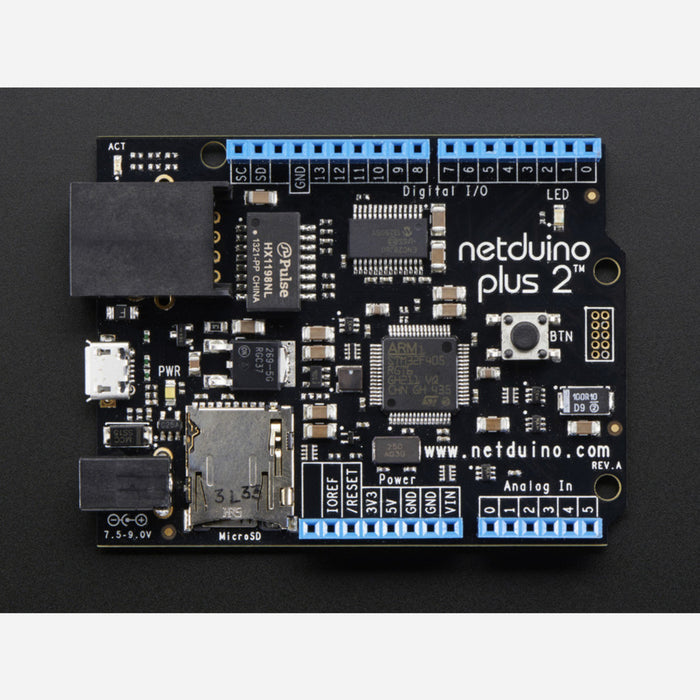 netduino Plus 2 (.NET-programmable microcontroller)