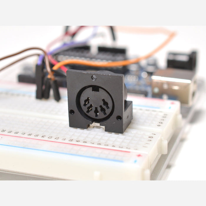 Breadboard-friendly MIDI Jack (5-pin DIN)