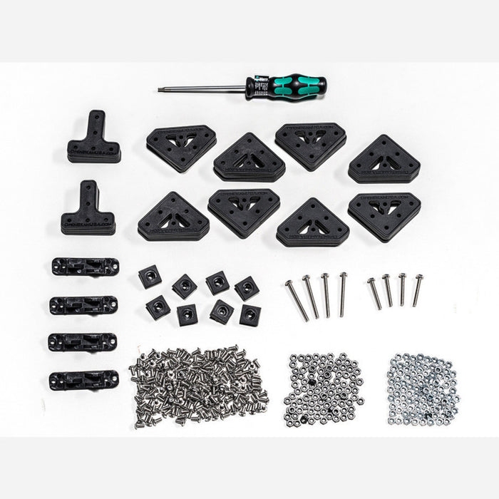 OpenBeam Precut Machinist Kit - Silver Aluminum