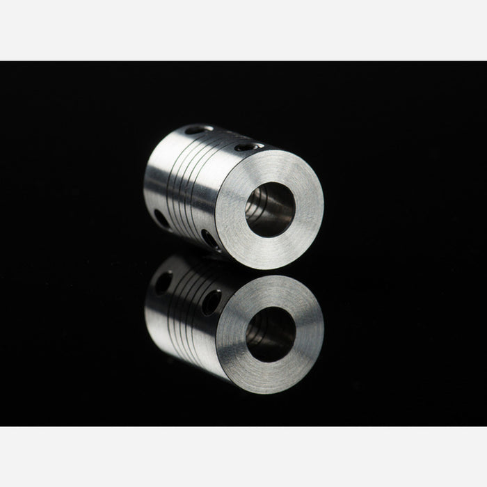 Aluminum Flex Shaft Coupler - 5mm to 8mm