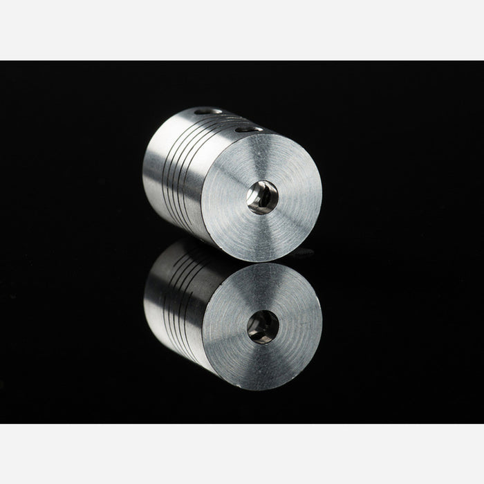 Aluminum Flex Shaft Coupler - 5mm to 10mm