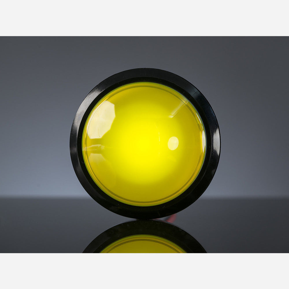 Massive Arcade Button with LED - 100mm Yellow