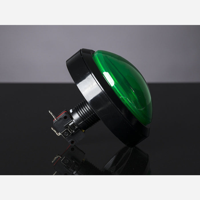 Massive Arcade Button with LED - 100mm Green