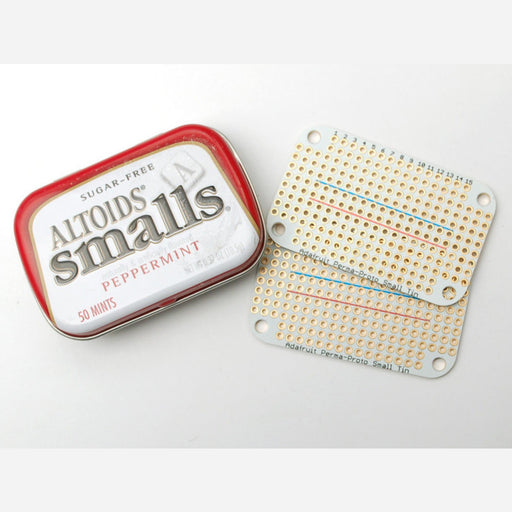 Adafruit Perma-Proto Small Mint Tin Size Breadboard PCB - 3 pack