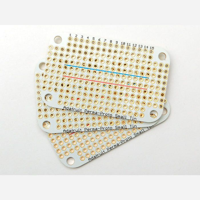 Adafruit Perma-Proto Small Mint Tin Size Breadboard PCB - 3 pack