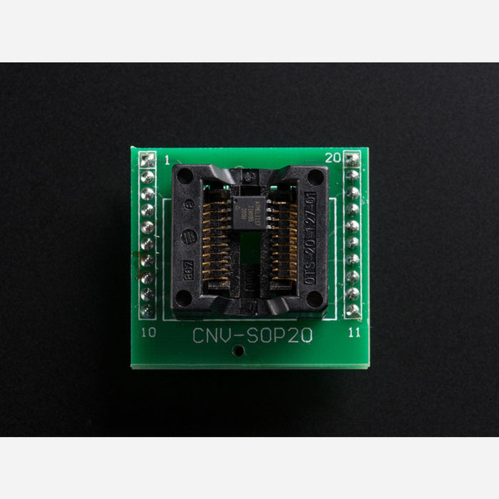 SMT Test Socket - SOIC-20 Medium Breakout