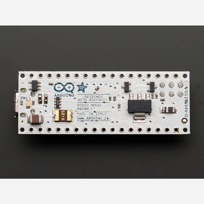 Arduino Micro without Headers - 5V 16MHz ATmega32u4 - Assembled