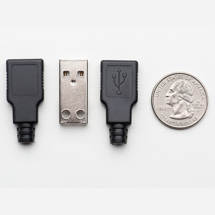 USB DIY Connector Shell - Type A Male Plug