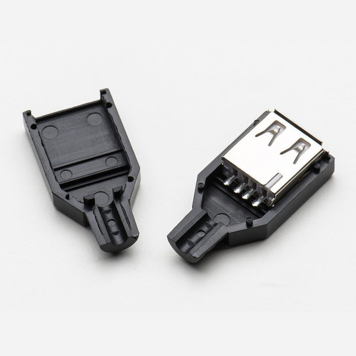 USB DIY Connector Shell - Type A Socket