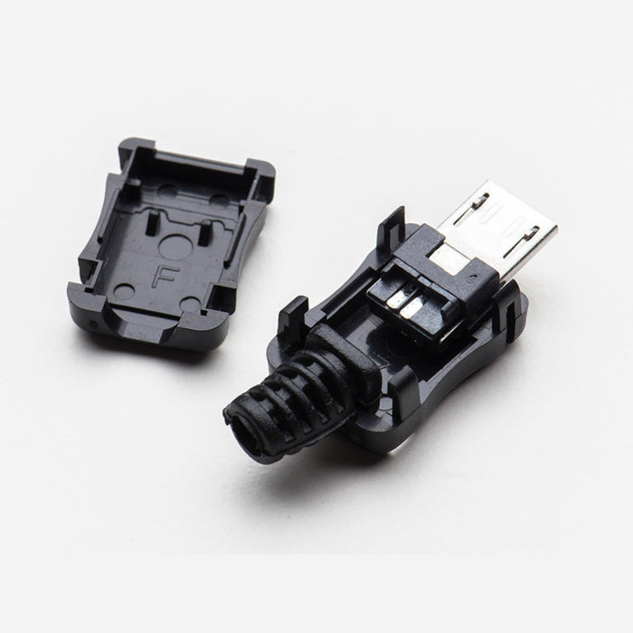 USB DIY Connector Shell - Type Micro-B Plug