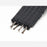 Conductive thread ribbon cable - Black - 1 yard