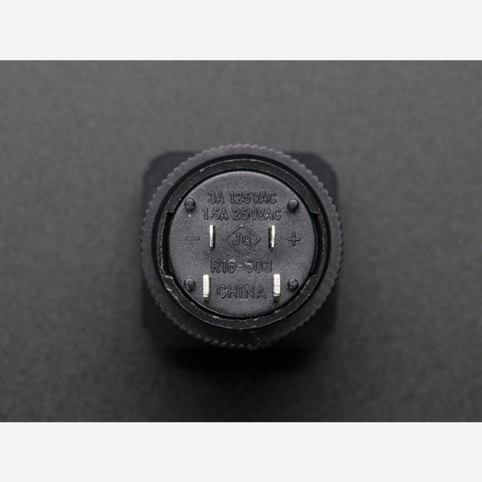 16mm Illuminated Pushbutton - Green Momentary