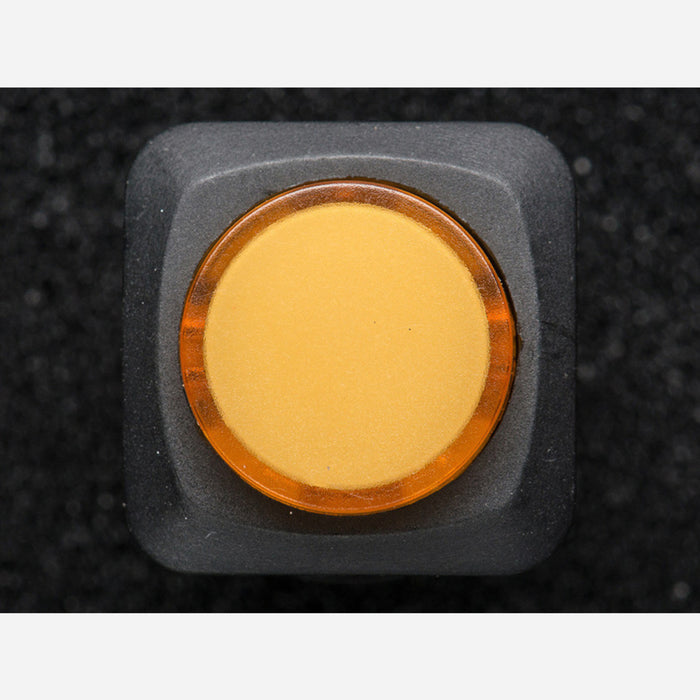 16mm Illuminated Pushbutton - Yellow Momentary