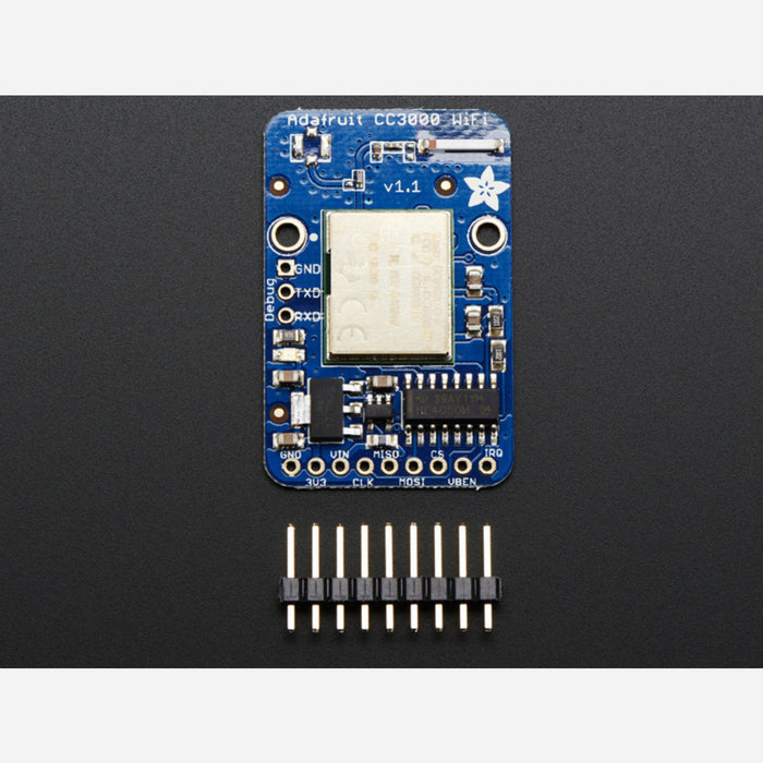 Adafruit HUZZAH CC3000 WiFi Breakout with Onboard Antenna [v1.1]