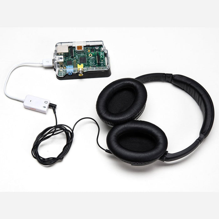 USB Audio Adapter - Works with Raspberry Pi