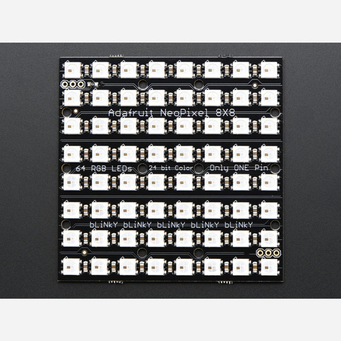 Adafruit NeoPixel NeoMatrix 8x8 - 64 RGB LED Pixel Matrix