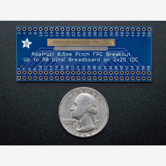 Adafruit 50 pin 0.5mm pitch FPC Adapter