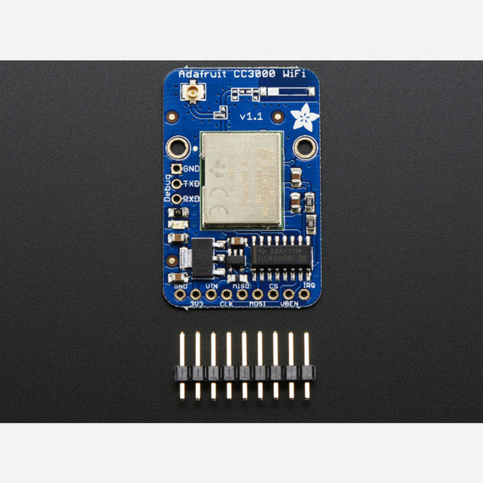 Adafruit CC3000 WiFi Breakout with uFL Connector for Ext Antenna [v1.1]