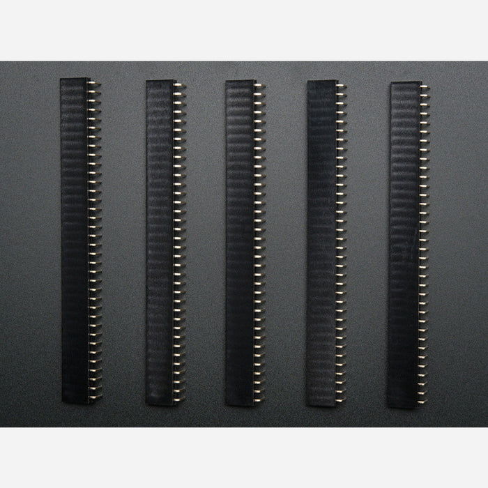 0.1 36-pin Strip Right-Angle Female/Socket Header (5 pack)