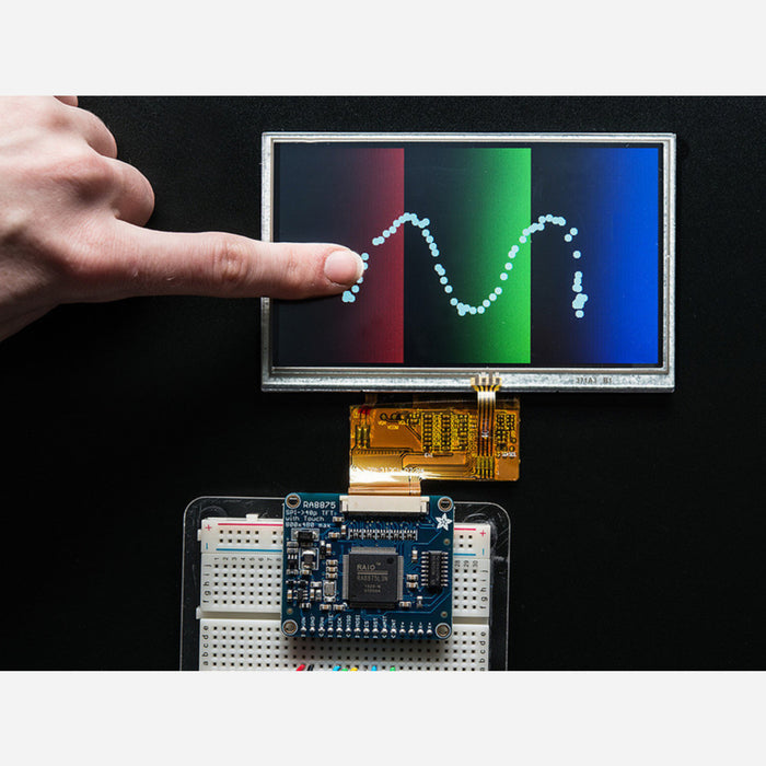 5.0 40-pin TFT Display - 800x480 with Touchscreen