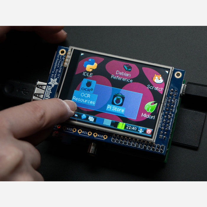 Adafruit PiTFT - 320x240 2.8 TFT+Touchscreen for Raspberry Pi