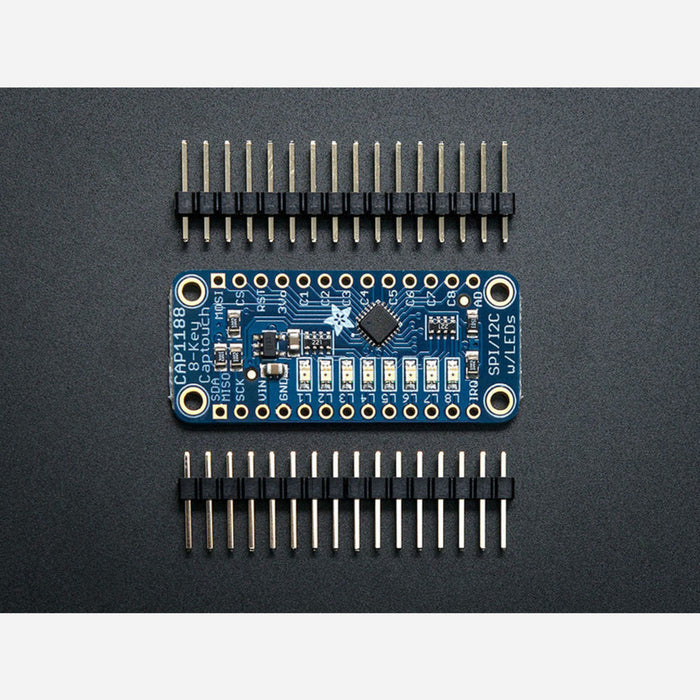 CAP1188 - 8-Key Capacitive Touch Sensor Breakout - I2C or SPI